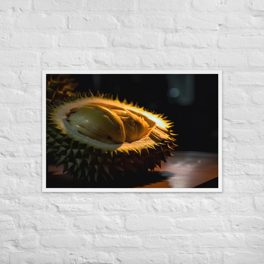 Durian Framed poster 🤤 from Yumify.AI