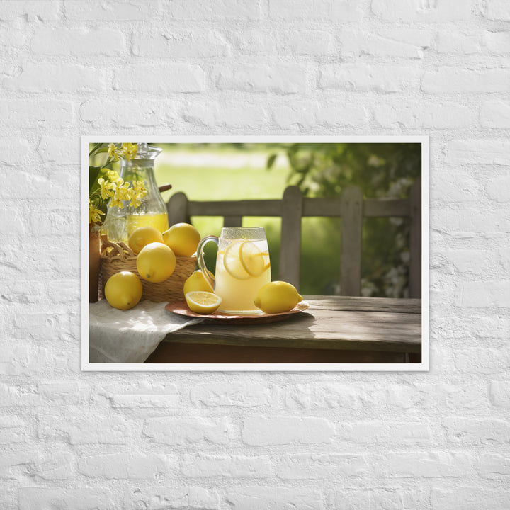 Lemonade Stand Framed poster 🤤 from Yumify.AI