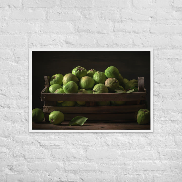 Guava Harvest Bounty Framed poster 🤤 from Yumify.AI