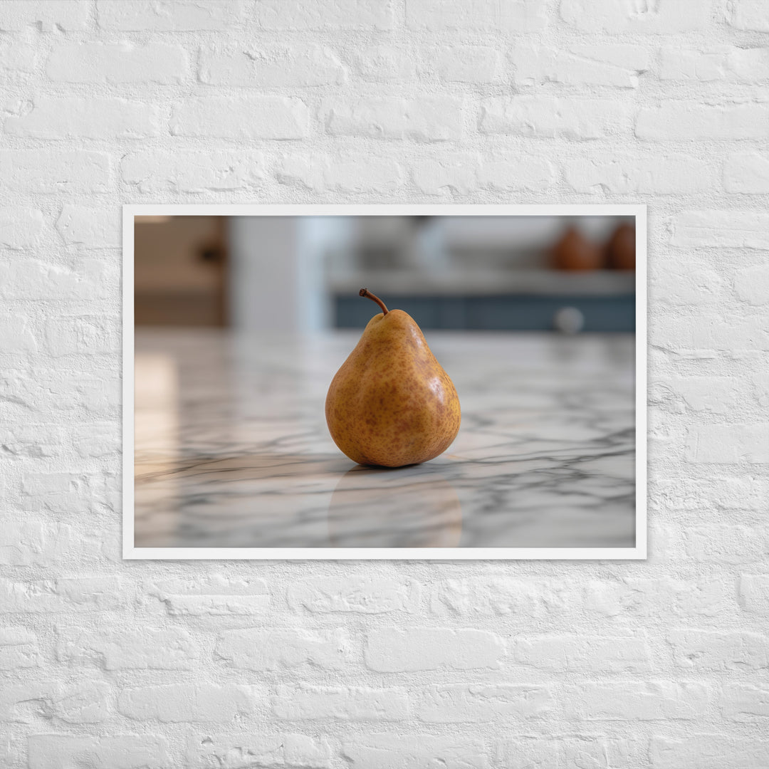 Bosc Pears Framed poster 🤤 from Yumify.AI