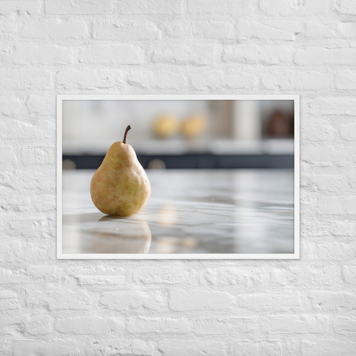 Bosc Pears Framed poster 🤤 from Yumify.AI