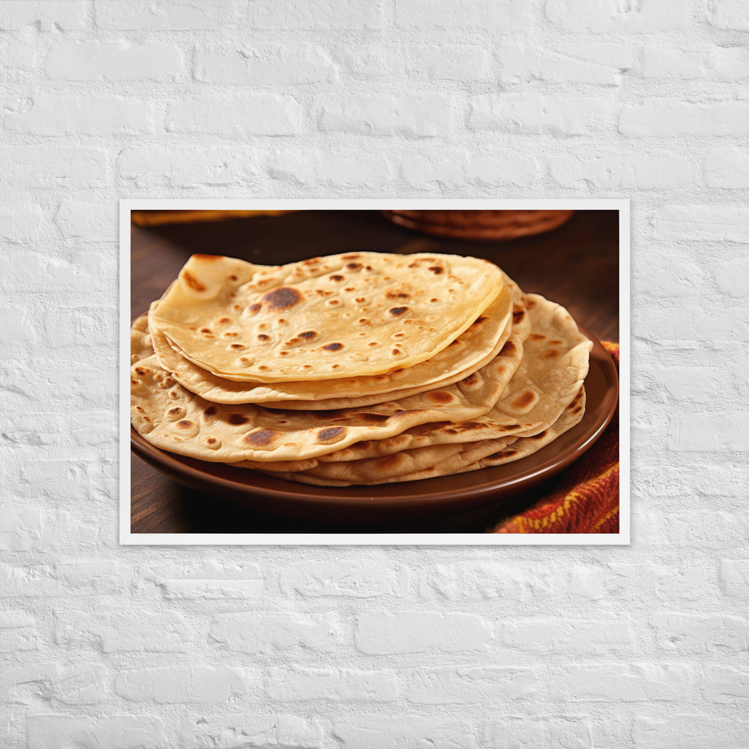 Chapati Framed poster 🤤 from Yumify.AI