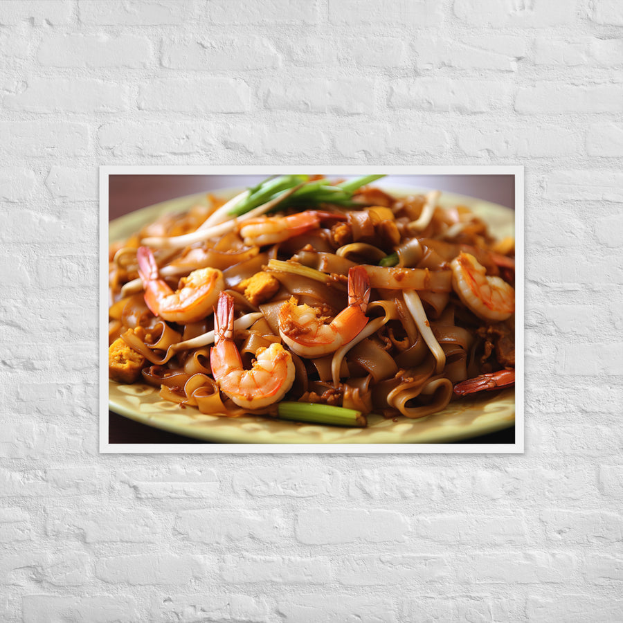 Char Kway Teow Framed poster 🤤 from Yumify.AI