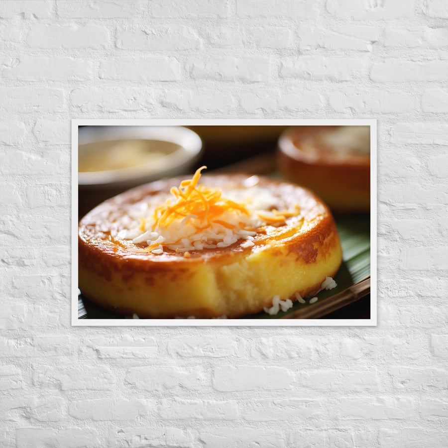 Bibingka Framed poster 🤤 from Yumify.AI