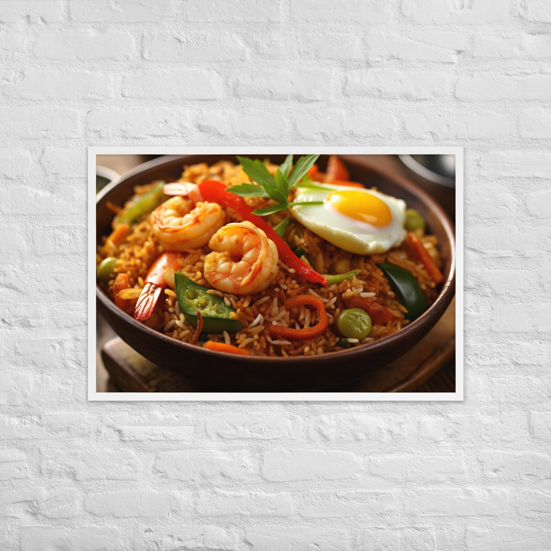 Nasi Goreng Framed poster 🤤 from Yumify.AI