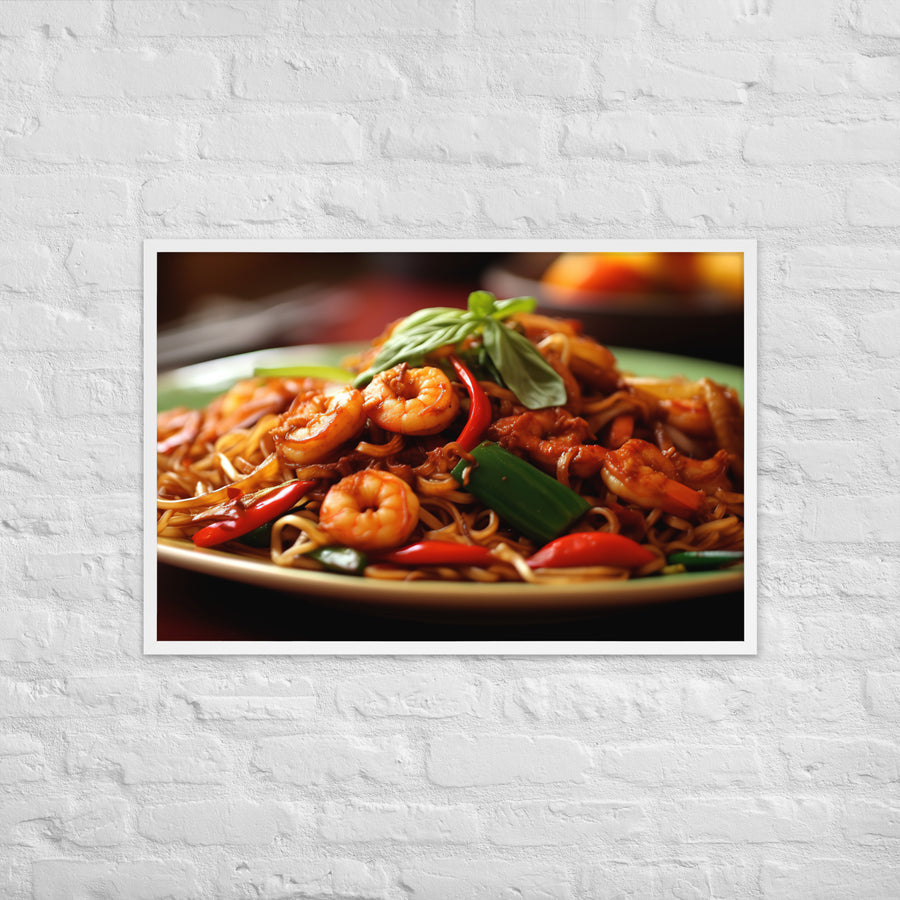 Mee Goreng Framed poster 🤤 from Yumify.AI