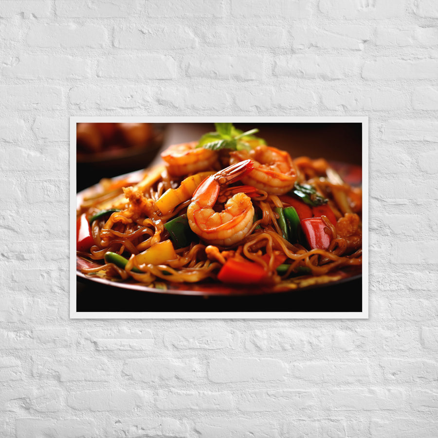 Mee Goreng Framed poster 🤤 from Yumify.AI