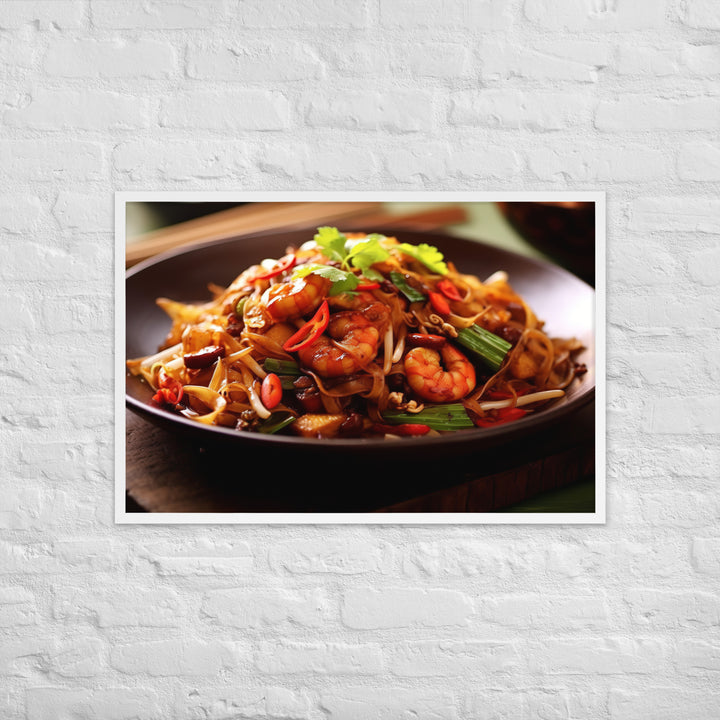 Char Kway Teow Framed poster 🤤 from Yumify.AI