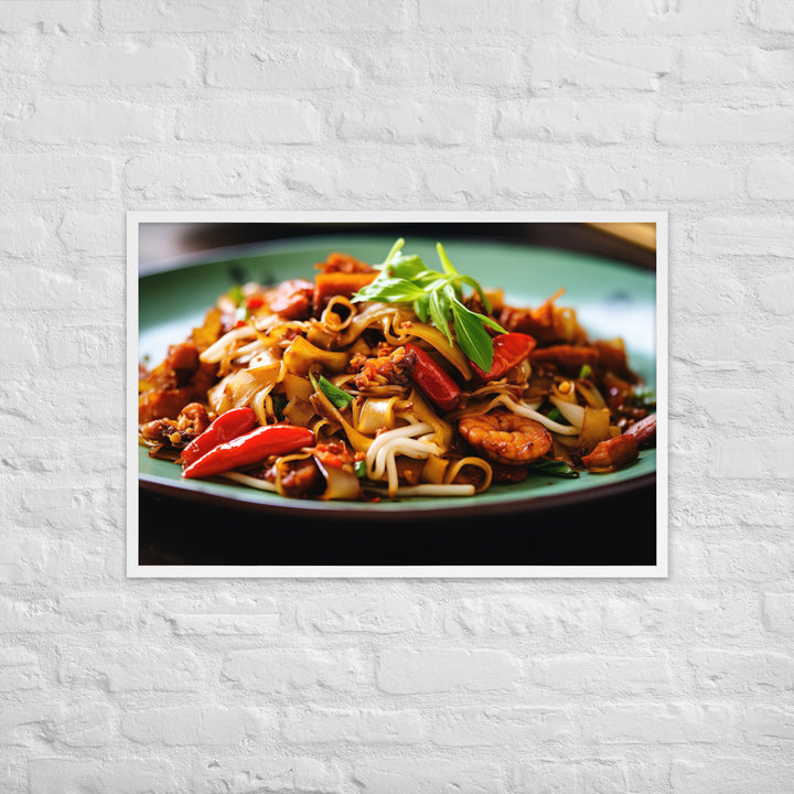 Char Kway Teow Framed poster 🤤 from Yumify.AI