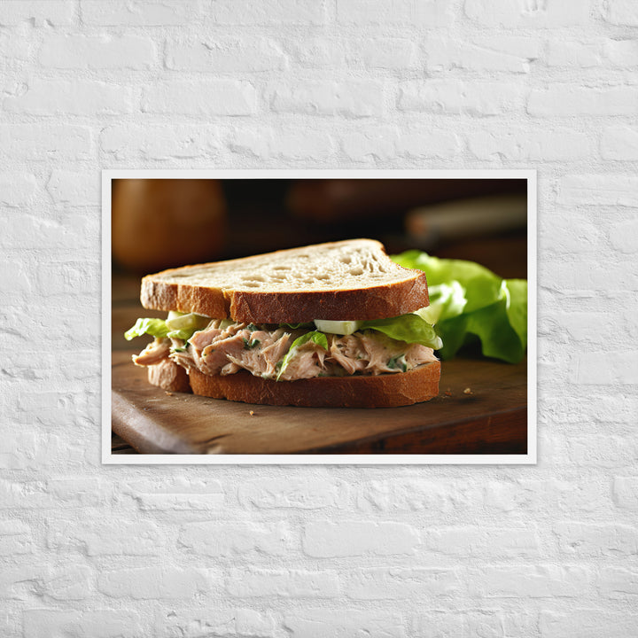 Tuna Salad Sandwich Framed poster 🤤 from Yumify.AI