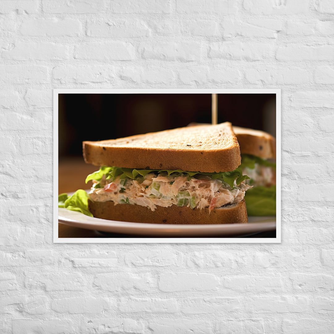 Tuna Salad Sandwich Framed poster 🤤 from Yumify.AI