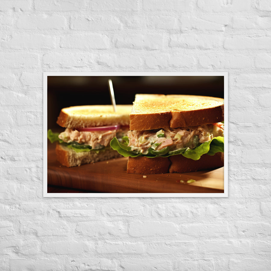 Tuna Salad Sandwich Framed poster 🤤 from Yumify.AI