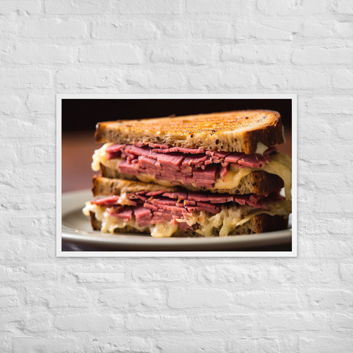 Reuben Sandwich Framed poster 🤤 from Yumify.AI