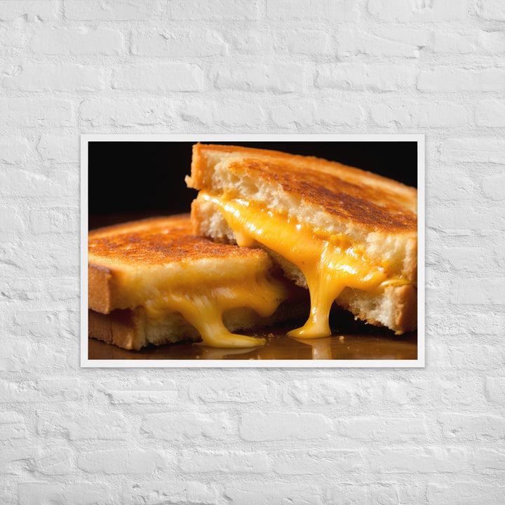 Grilled Cheese Sandwich Framed poster 🤤 from Yumify.AI