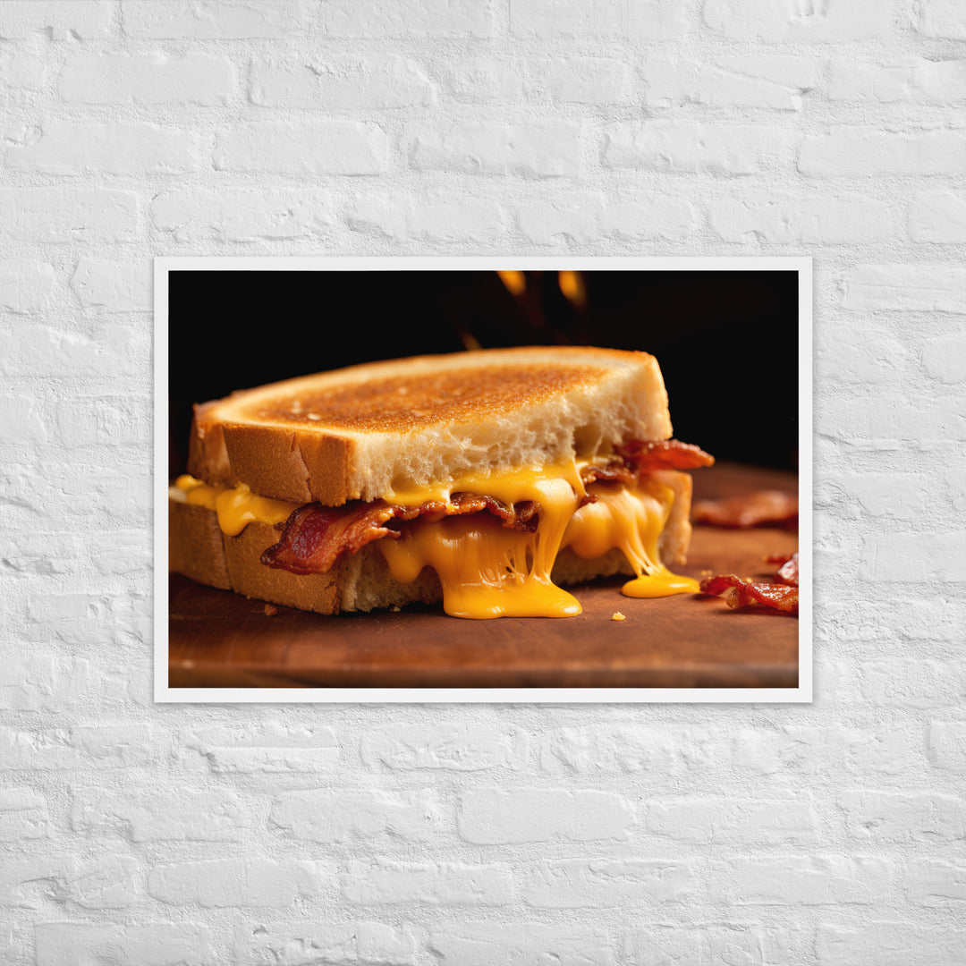 Grilled Cheese Sandwich Framed poster 🤤 from Yumify.AI