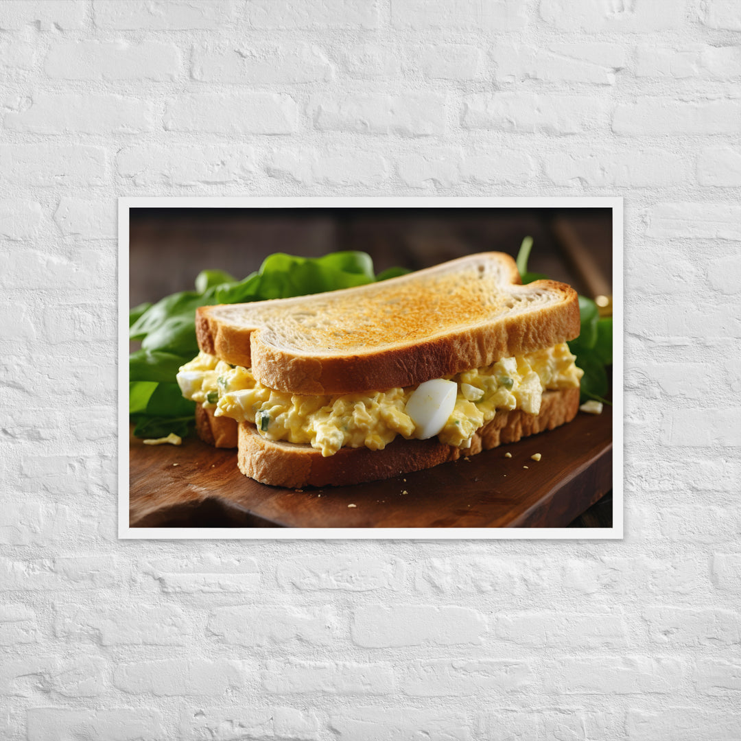 Egg Salad Sandwich Framed poster 🤤 from Yumify.AI