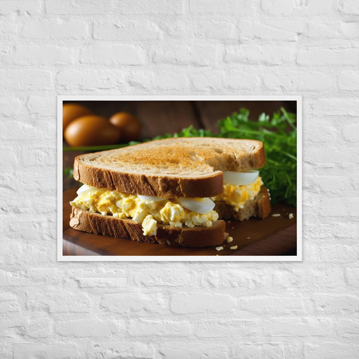 Egg Salad Sandwich Framed poster 🤤 from Yumify.AI