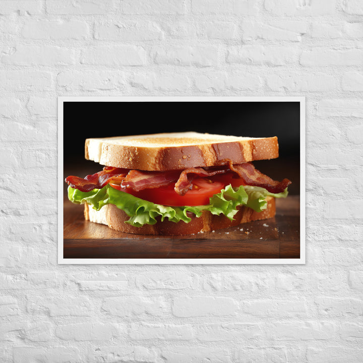 BLT Sandwich Framed poster 🤤 from Yumify.AI