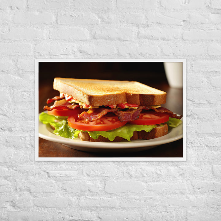 BLT Sandwich Framed poster 🤤 from Yumify.AI