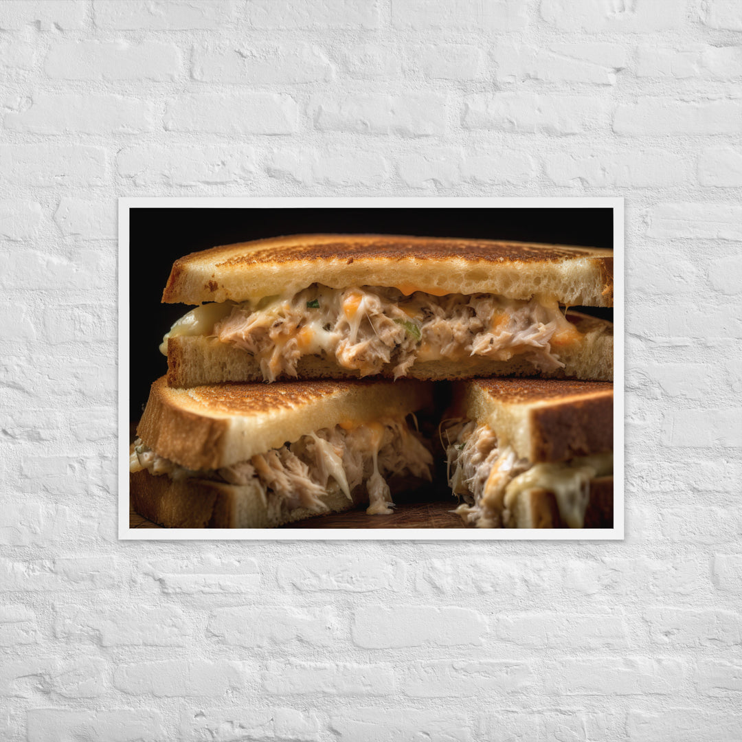 The Ultimate Tuna Melt Framed poster 🤤 from Yumify.AI