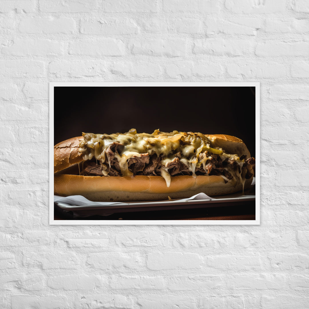 The Ultimate Philly Cheesesteak Framed poster 🤤 from Yumify.AI