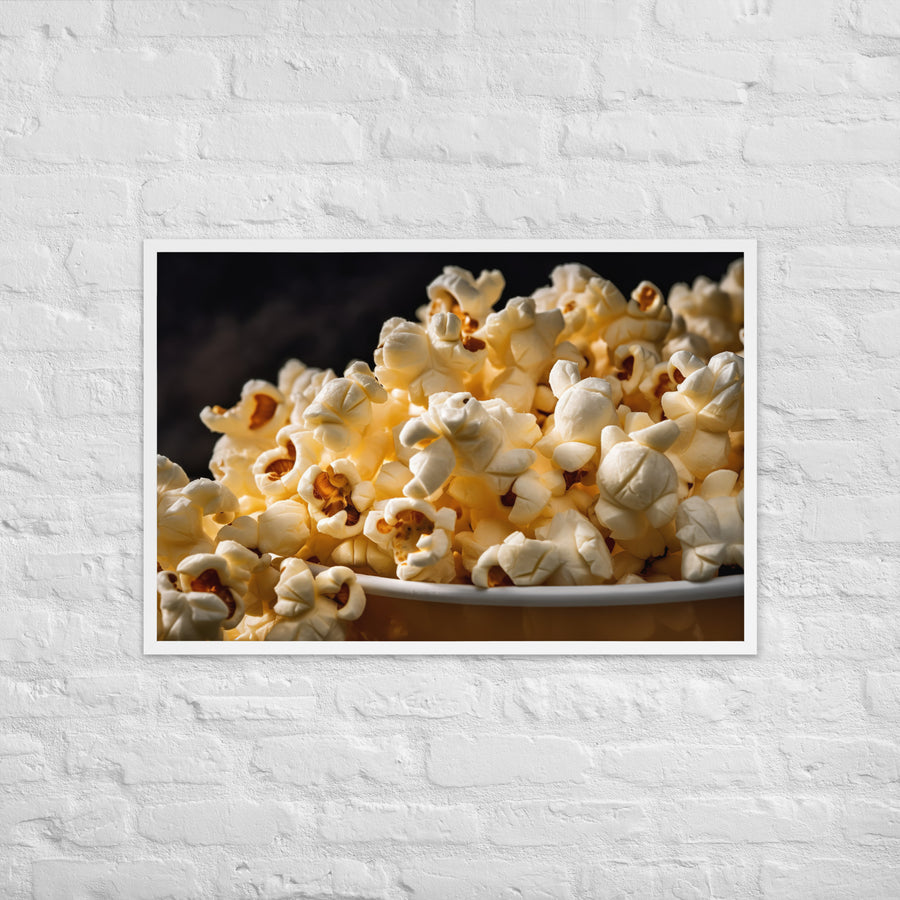 Kettle Corn Framed poster 🤤 from Yumify.AI