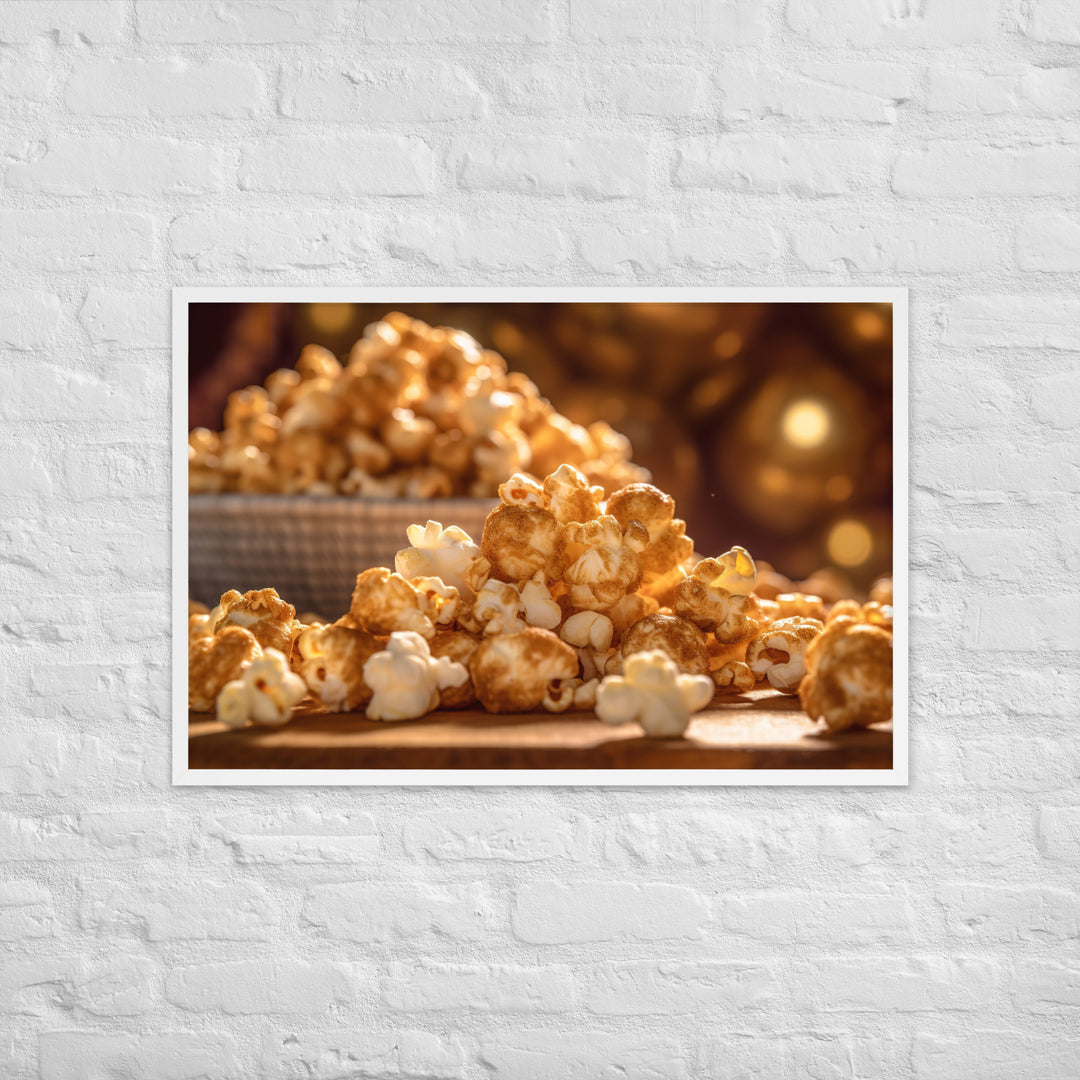 Cinnamon Sugar Popcorn Framed poster 🤤 from Yumify.AI