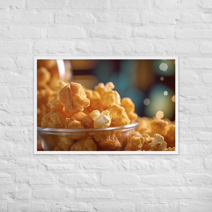 Cinnamon Sugar Popcorn Framed poster 🤤 from Yumify.AI