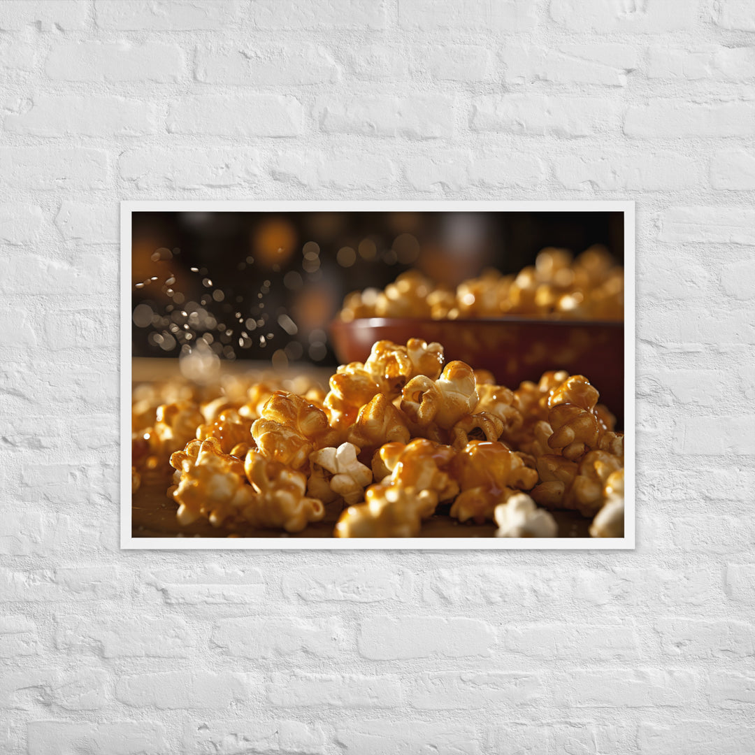 Cinnamon Sugar Popcorn Framed poster 🤤 from Yumify.AI