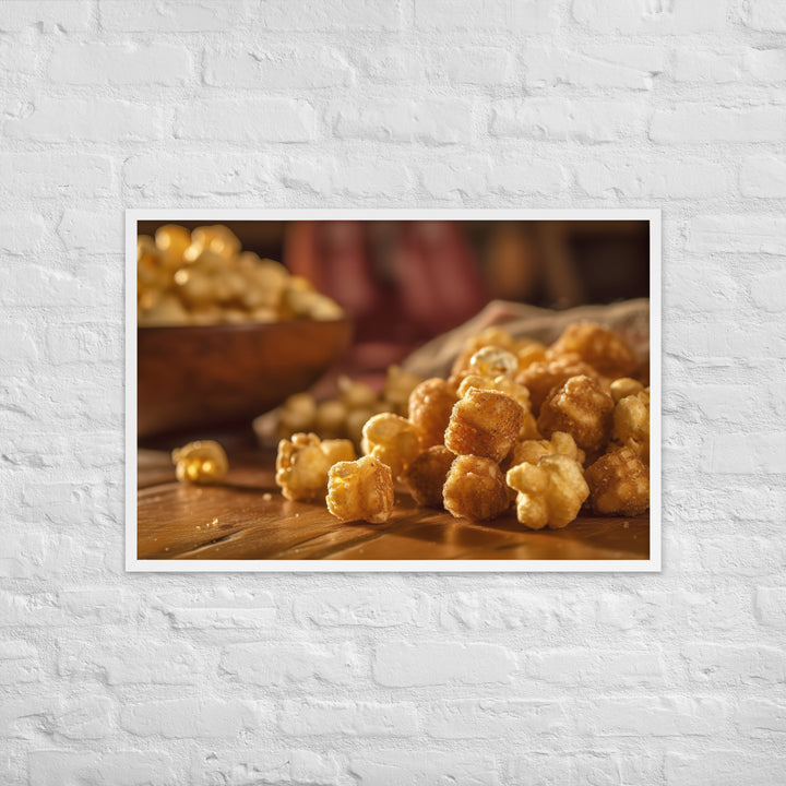 Cinnamon Sugar Popcorn Framed poster 🤤 from Yumify.AI