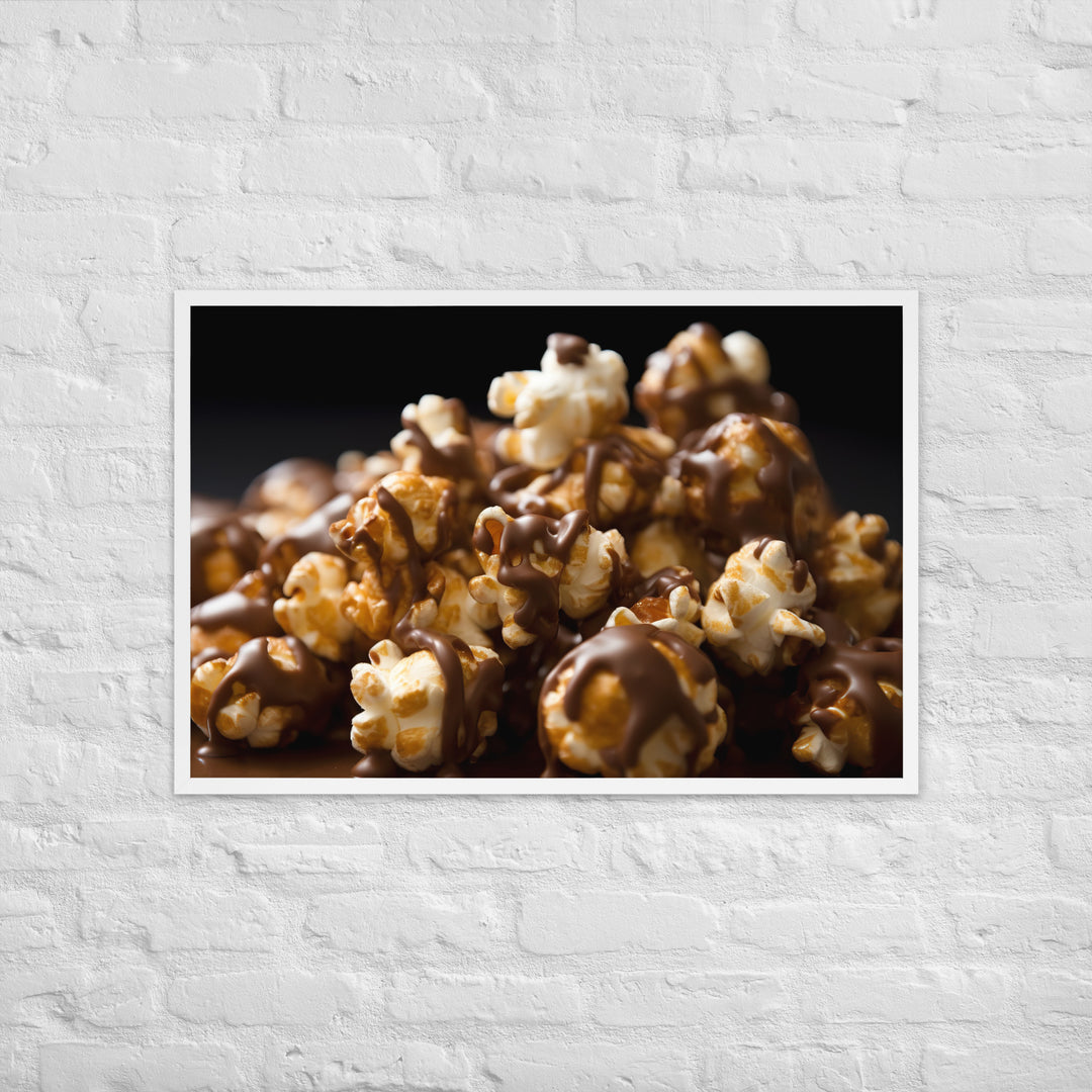 Chocolate Popcorn Framed poster 🤤 from Yumify.AI