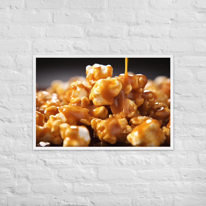 Caramel Popcorn Framed poster 🤤 from Yumify.AI