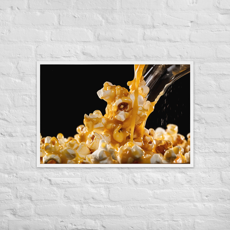 Buttered Popcorn Framed poster 🤤 from Yumify.AI