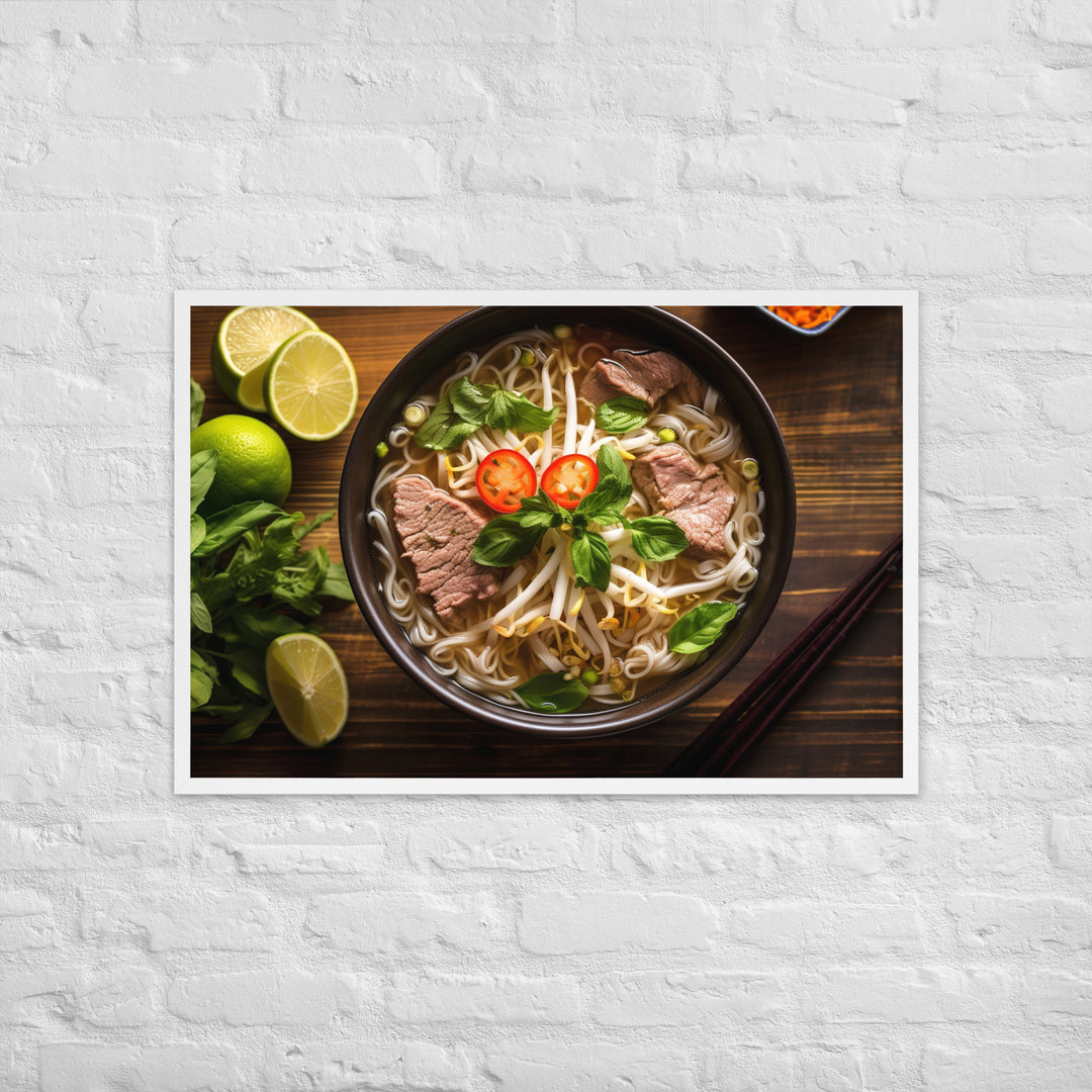 Pho Framed poster 🤤 from Yumify.AI