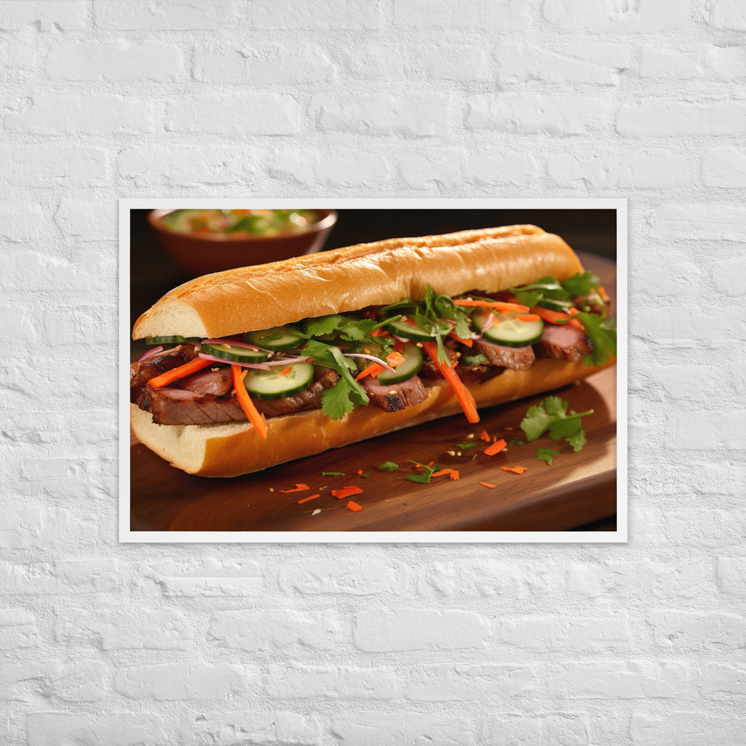 Banh Mi Framed poster 🤤 from Yumify.AI