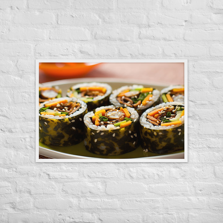 Kimbap Framed poster 🤤 from Yumify.AI