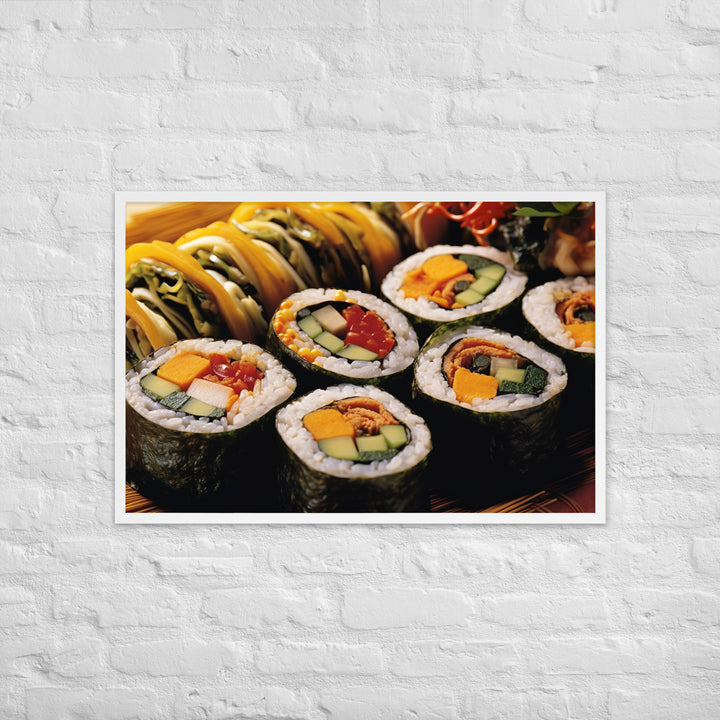 Kimbap Framed poster 🤤 from Yumify.AI