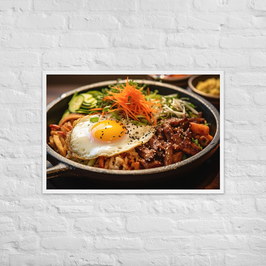 Bibimbap Framed poster 🤤 from Yumify.AI