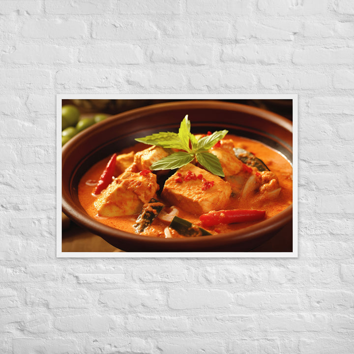 Red Curry Framed poster 🤤 from Yumify.AI