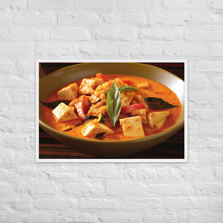 Red Curry Framed poster 🤤 from Yumify.AI