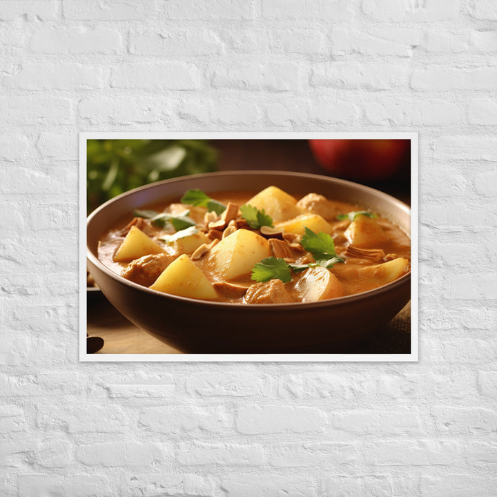 Massaman Curry Framed poster 🤤 from Yumify.AI