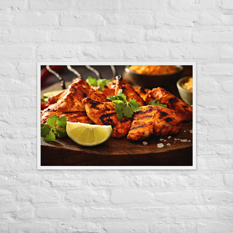 Tandoori Chicken Framed poster 🤤 from Yumify.AI