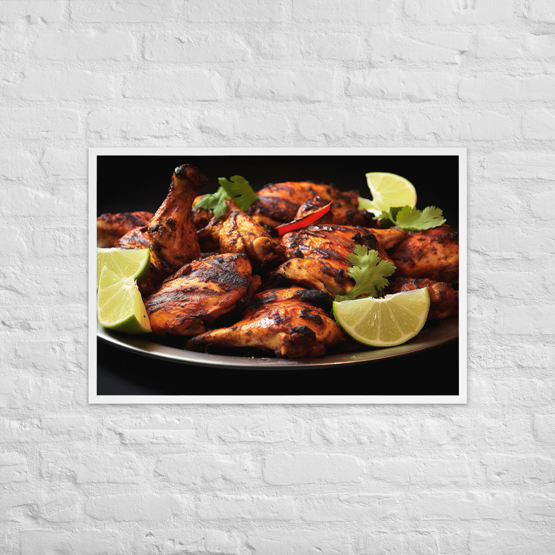 Tandoori Chicken Framed poster 🤤 from Yumify.AI