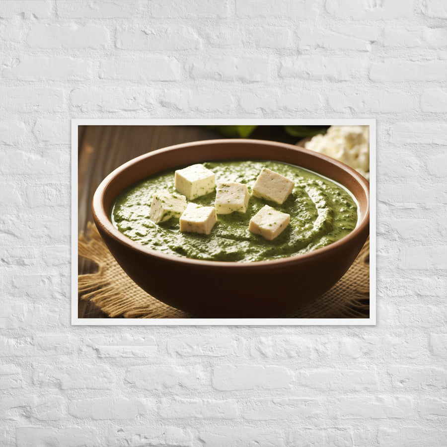 Palak Paneer Framed poster 🤤 from Yumify.AI