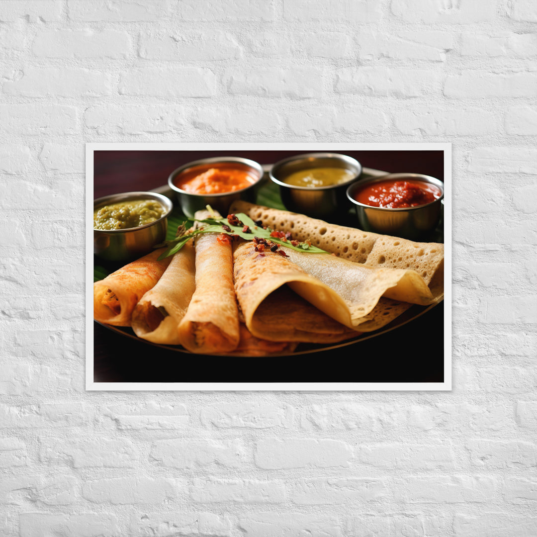 Masala Dosa Framed poster 🤤 from Yumify.AI