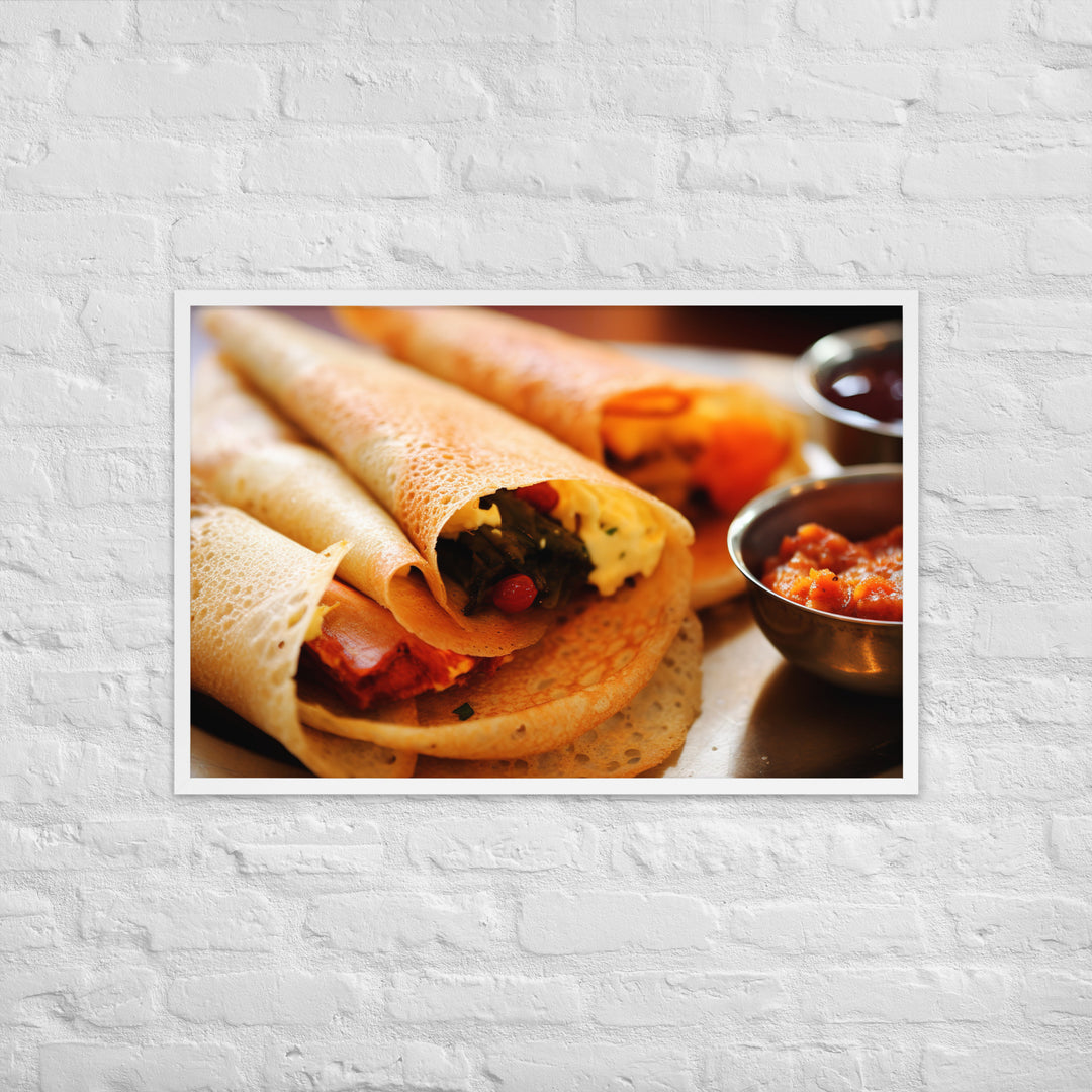 Masala Dosa Framed poster 🤤 from Yumify.AI