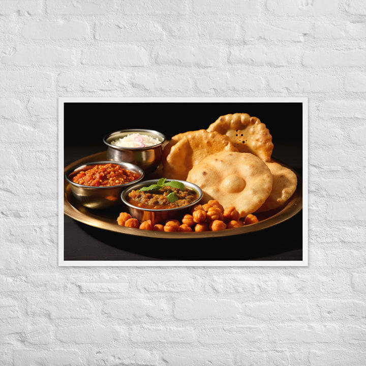 Chole Bhature Framed poster 🤤 from Yumify.AI