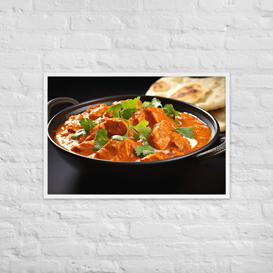 Butter Chicken Framed poster 🤤 from Yumify.AI