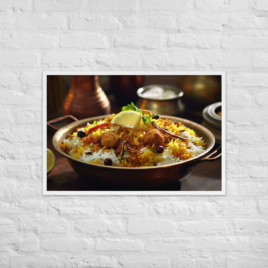 Biryani Framed poster 🤤 from Yumify.AI