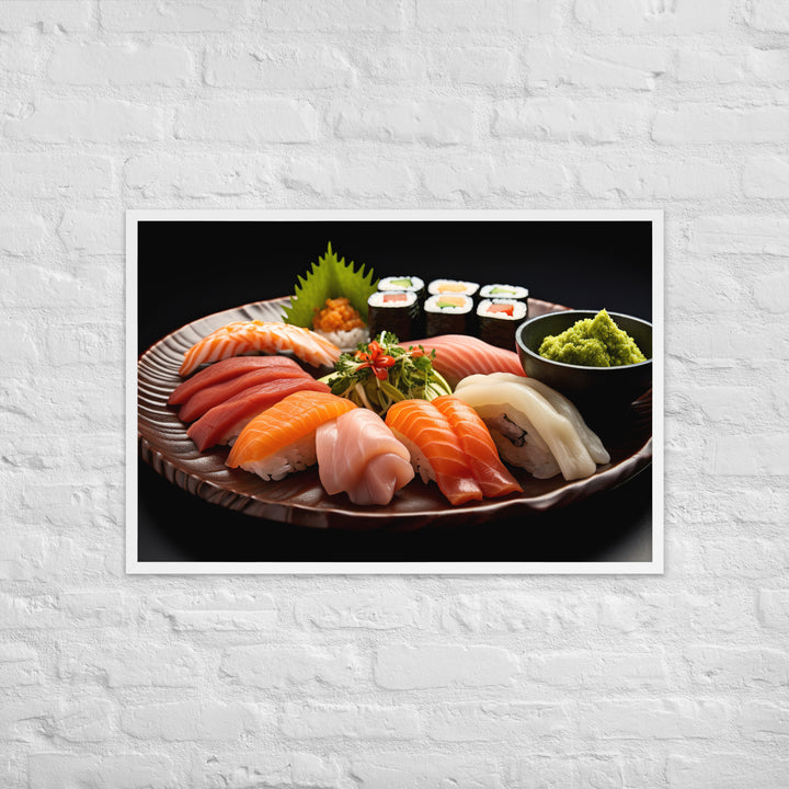 Sushi Framed poster 🤤 from Yumify.AI